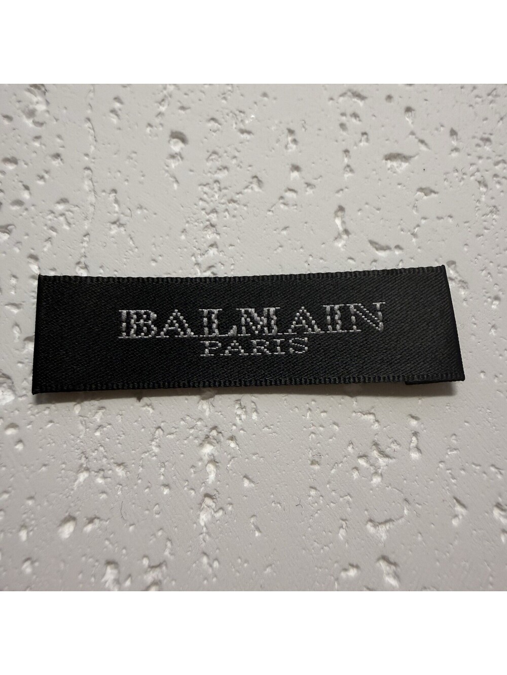 Balmain 1  Designer Tag LABEL Replacement Sewing Accessories 6 X 1.5 cm